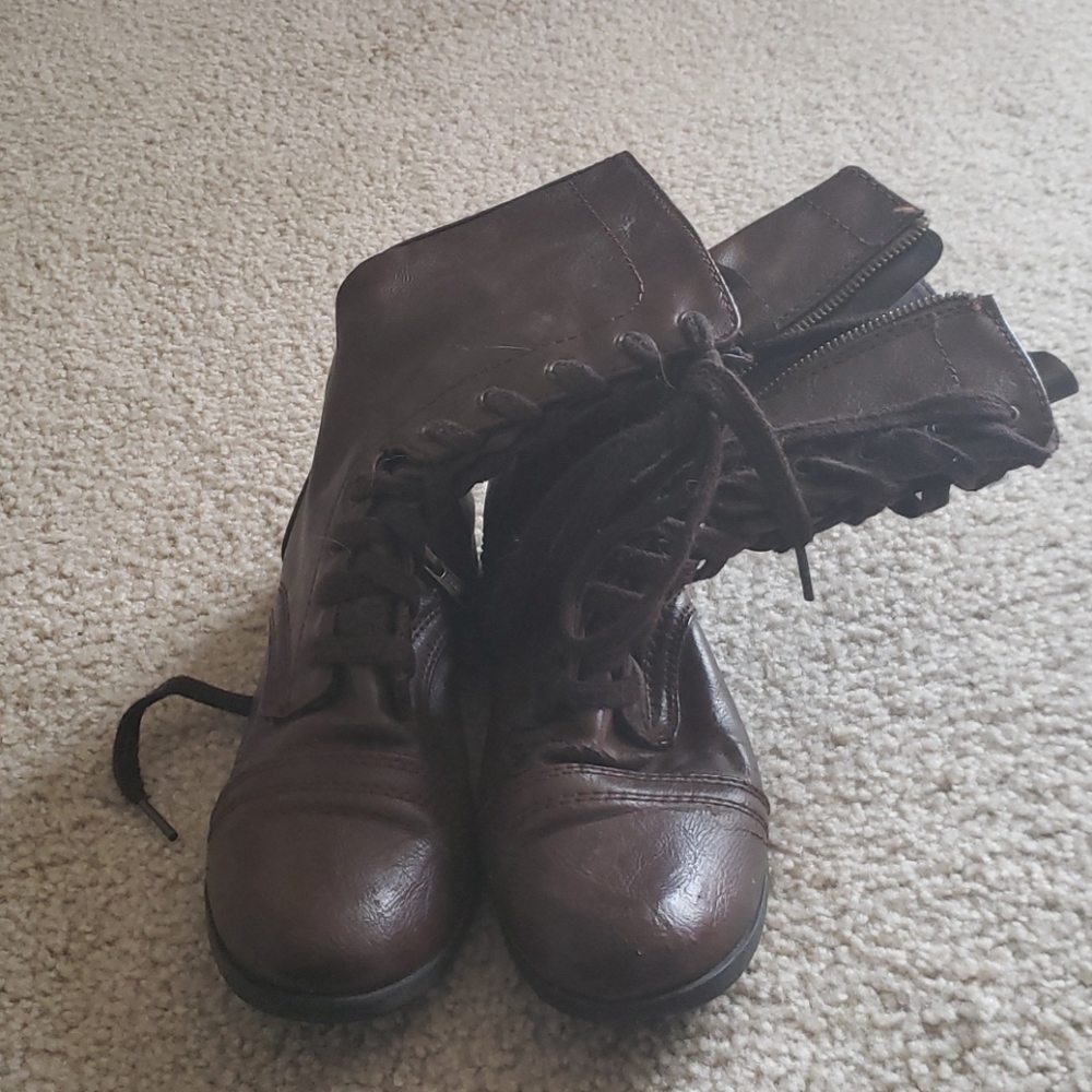 Brown boots